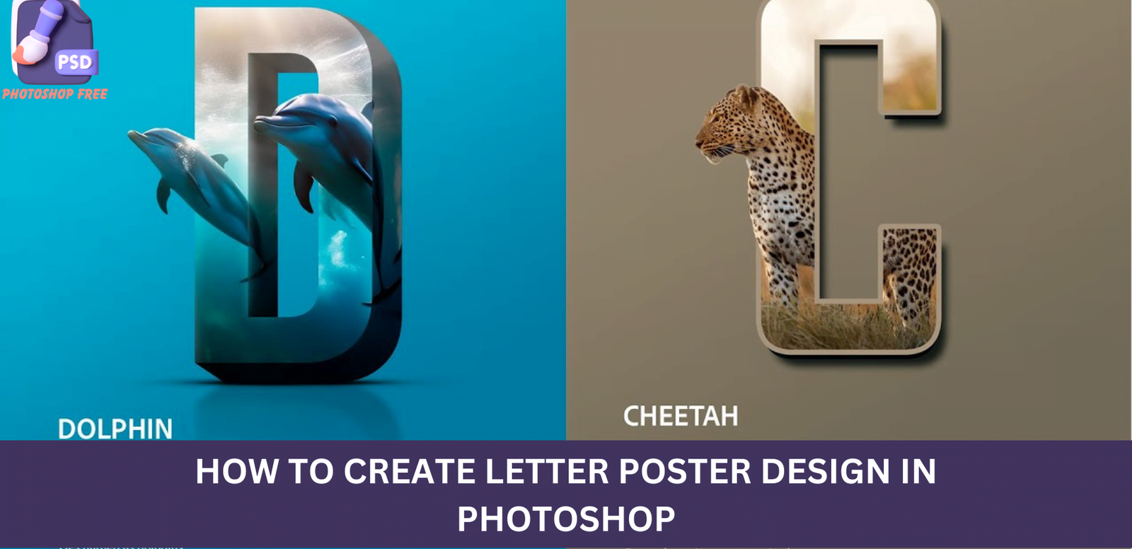 Letter Poster Design in Photoshop
